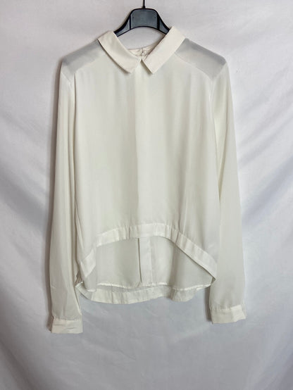 FB SISTER. White double-layer blouse TM