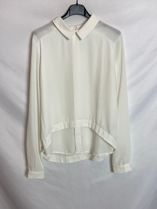 FB SISTER. White double-layer blouse TM