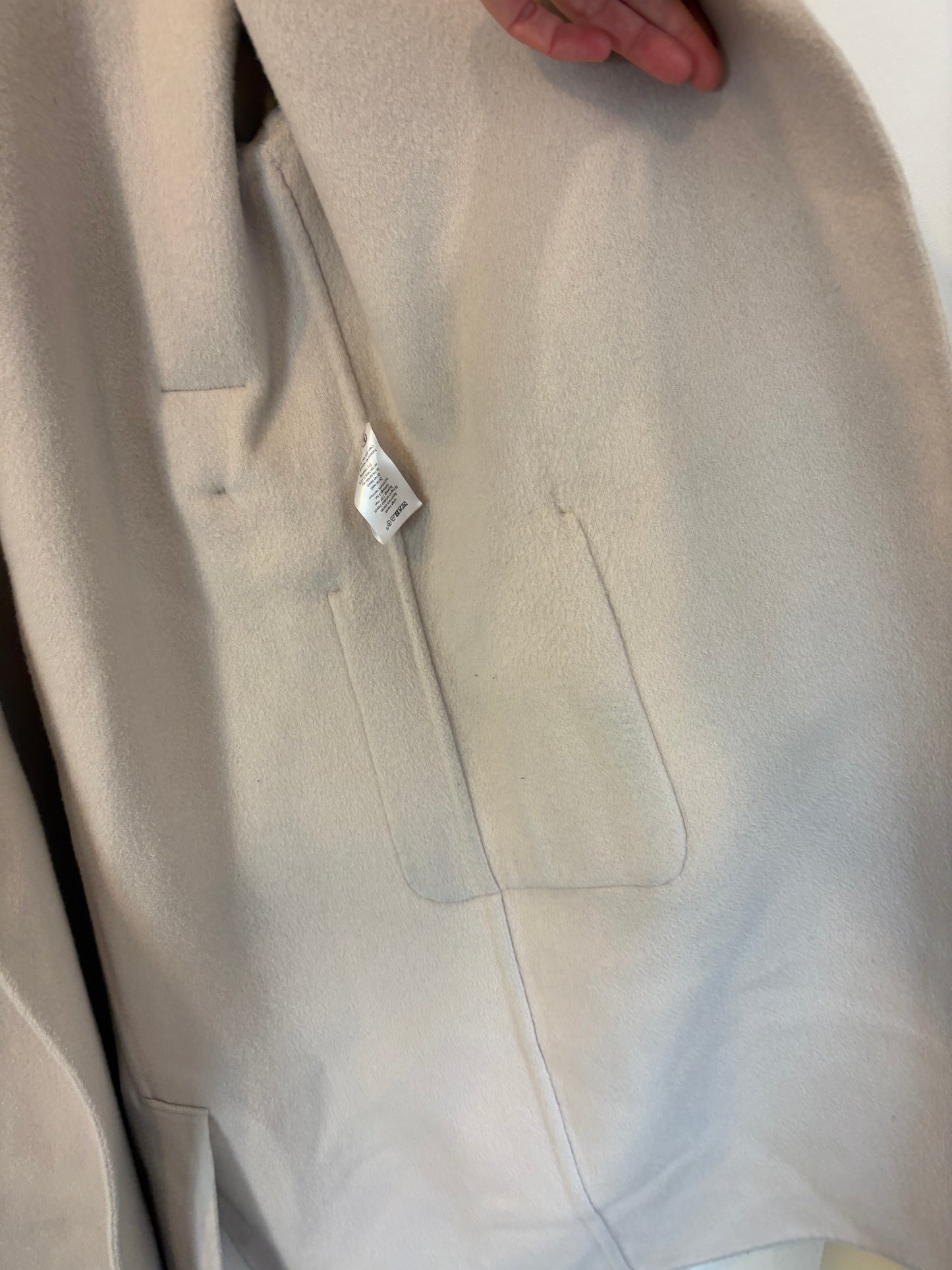 SEZANE. Abrigo largo lana (tara)