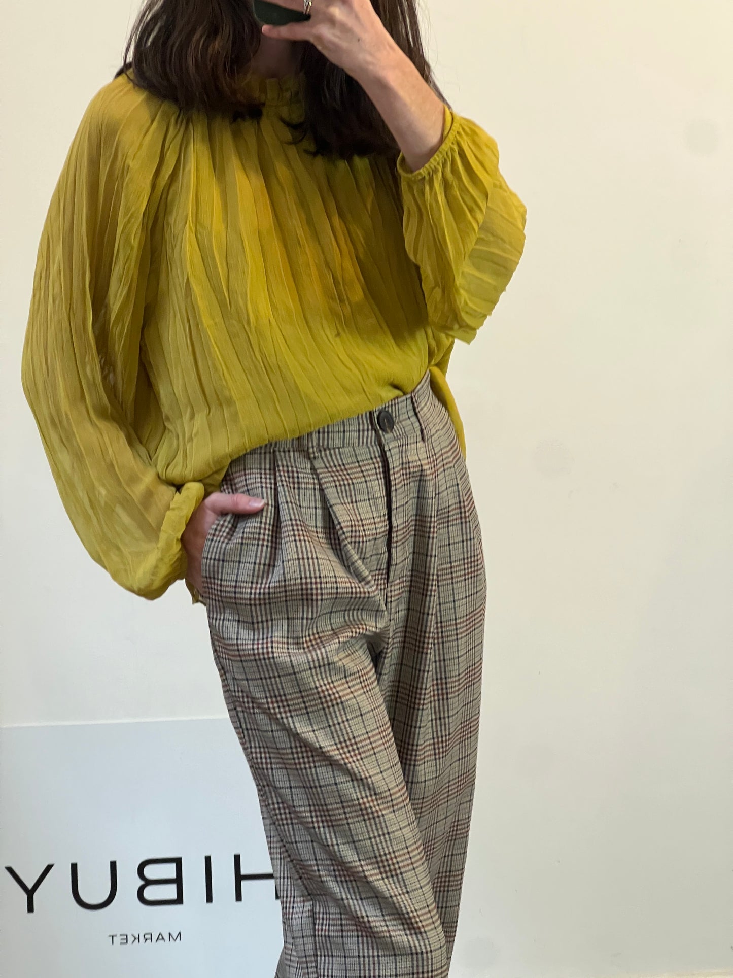 BARILOCHE. Houndstooth trousers size 36
