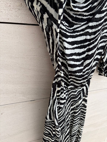 ISABEL MARANT ETOILE. Vestido fluido asimetrías bicolor