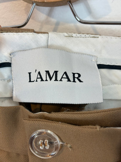 L'AMAR. Camel insect jacket suit. Size 52 (L)