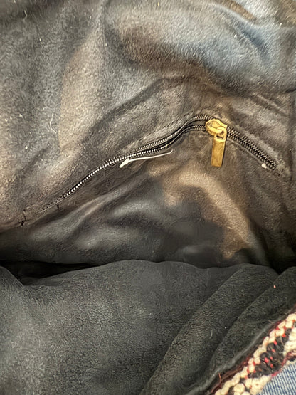 OTRAS. Bolso tela colores detalle piedra