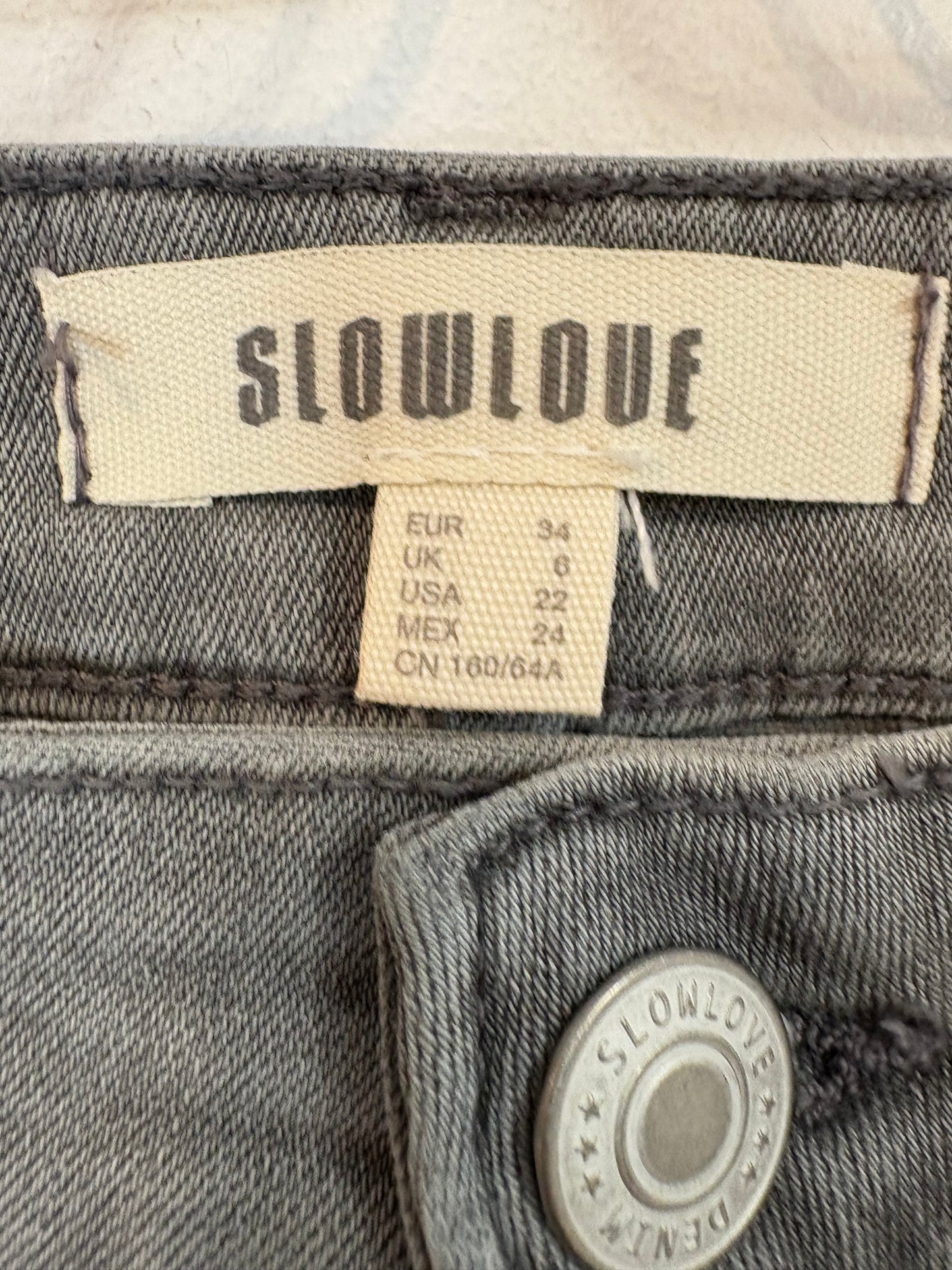 SLOWLOVE. Denim gris recto