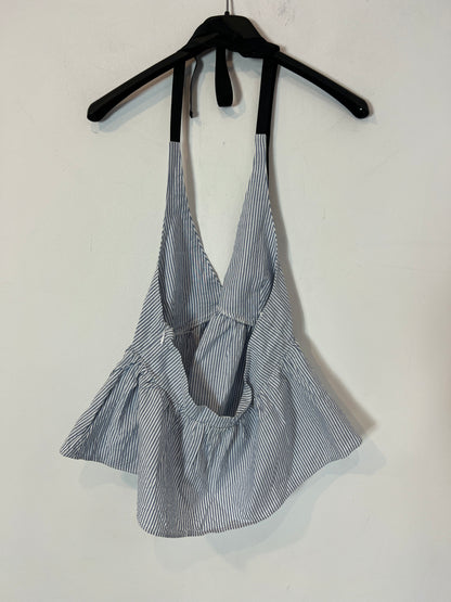 ZARA. Top rayas azul y blanco  T.xs