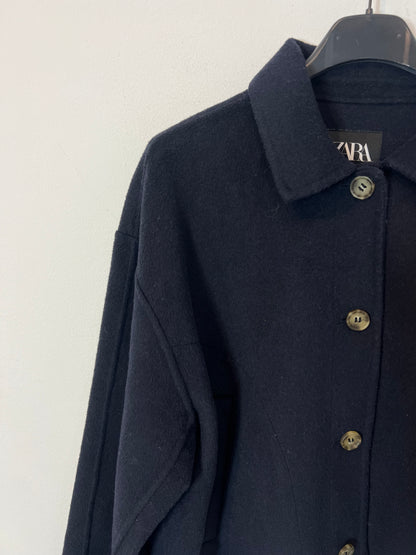 ZARA. Short blue cloth jacket S.13-14 years (XS)