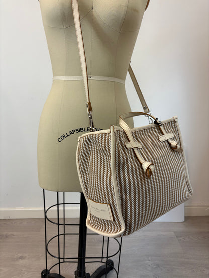 GIANNI CHIARINI. Striped shopper bag