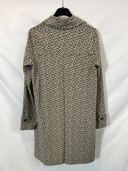 EWOOLUIZONE. Chaqueta estampada fluida. T 40