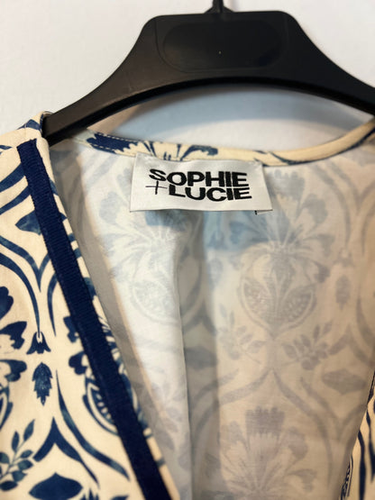 SOPHIE&LUCIE. Conjunto top y falda flores T.34