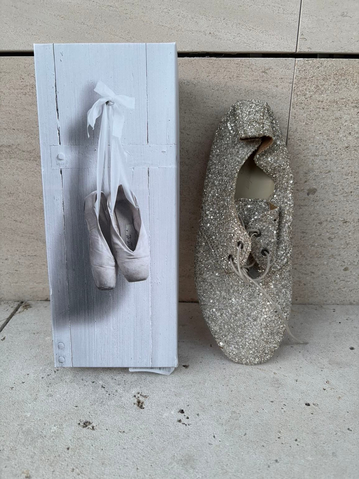 ANNIEL. Zapatos cordones purpurina. T 41