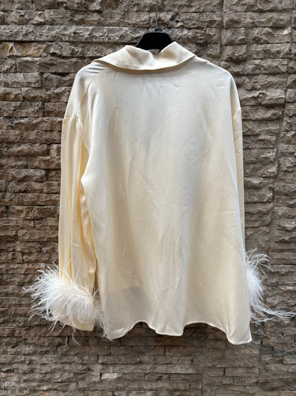 ZARA. Jacket with mottled gray wool. TS