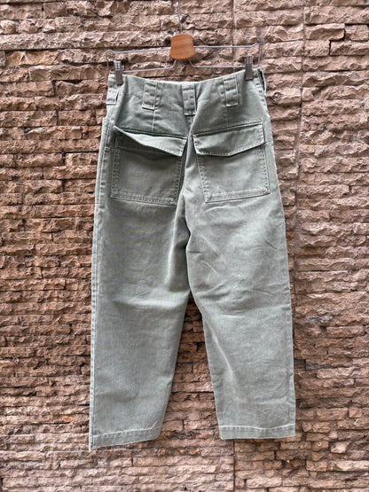 SOEUR. Denim verde agua abotonado