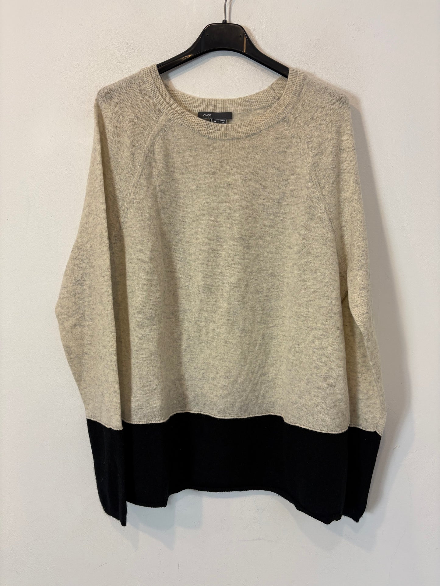 VINCE. Jersey cashemre jaspeado