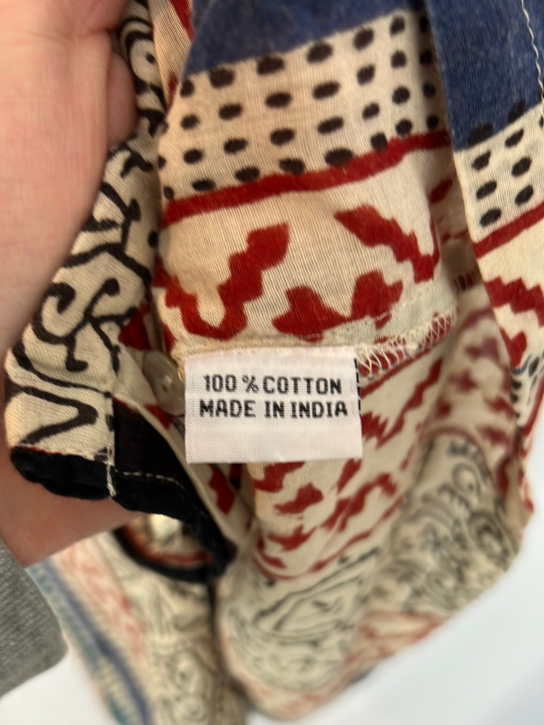 BABBAKI. Blusa algodón estampada. T M/L