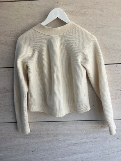 HOTEL PARTICULIER. Light beige cashmere cardigan. TS