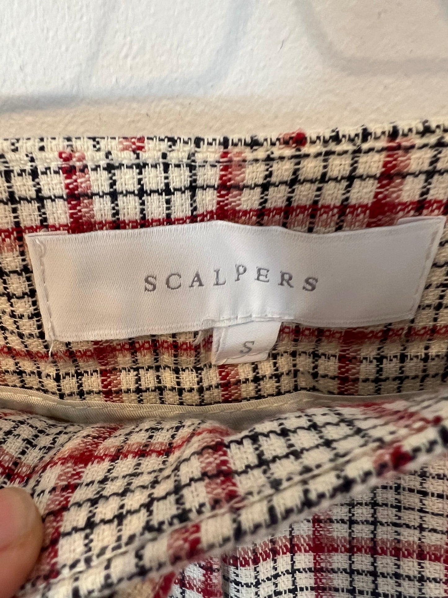 SCALPERS. Total look fluido cuadros. T 36