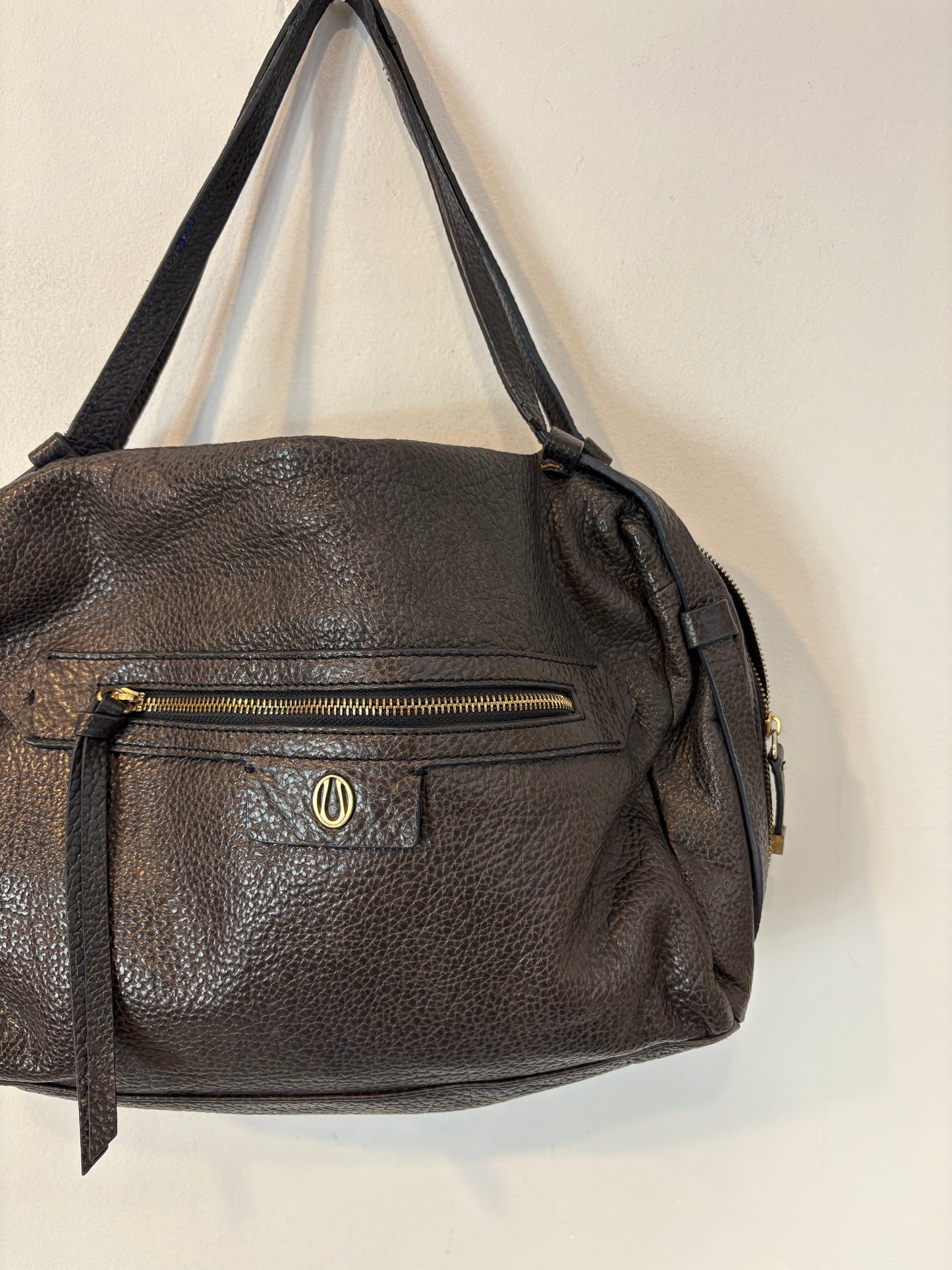 ZARA. Black stretch knit top. TL