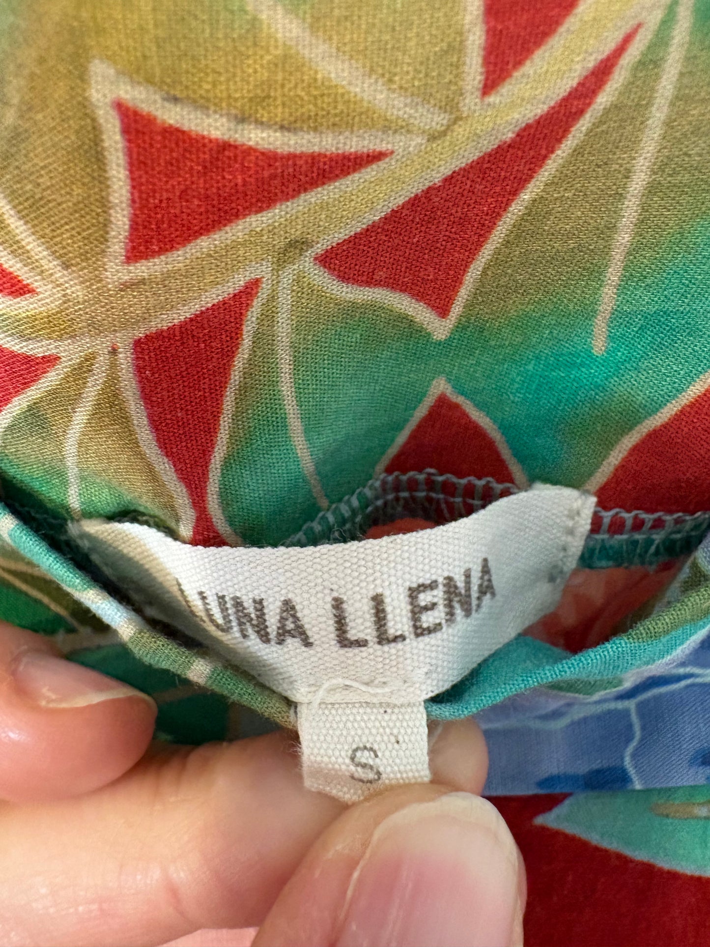LUNA LLENA. pantalón fluido flores