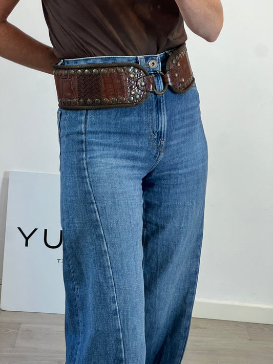NANNI. Leather belt