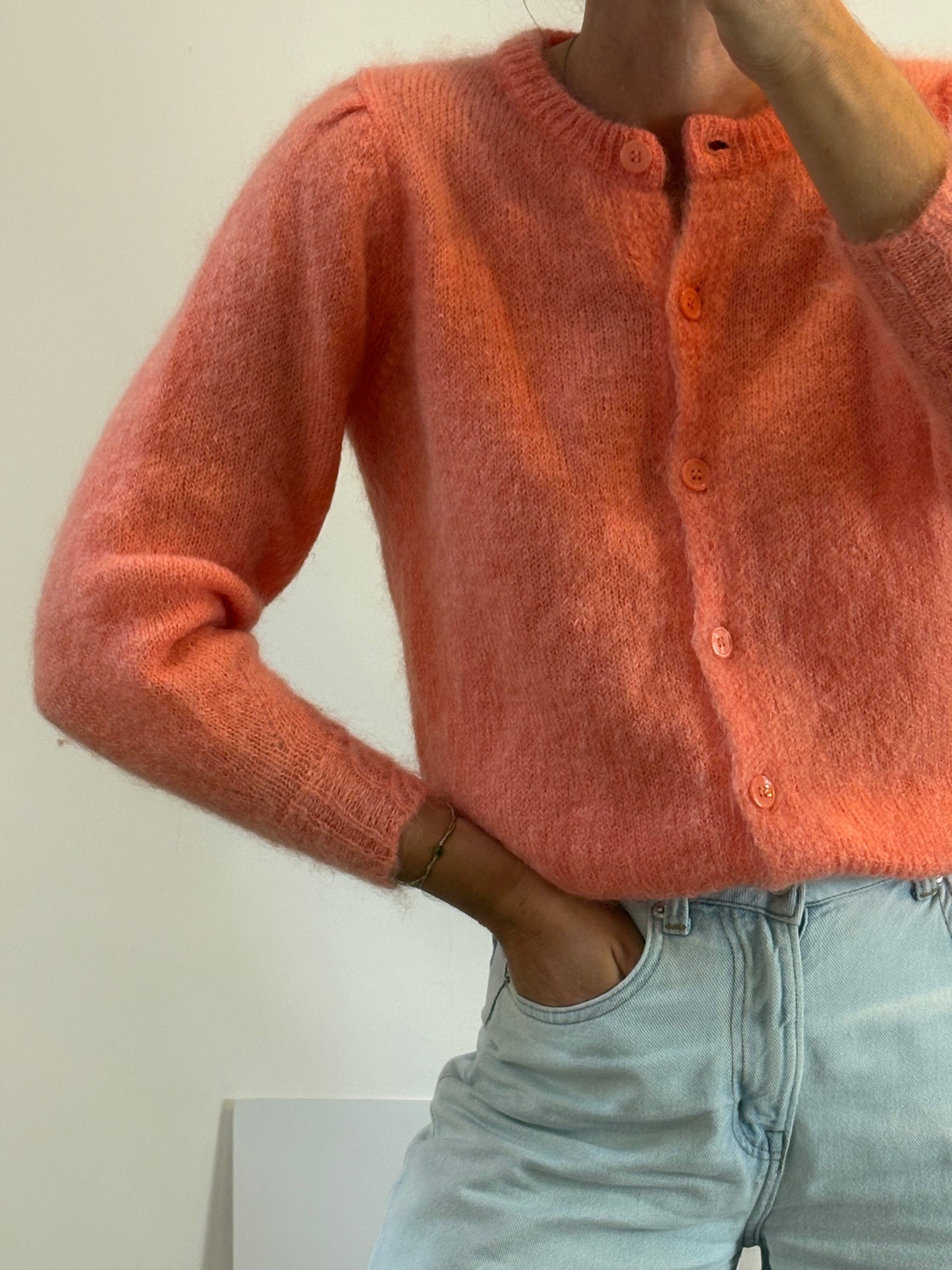 ZARA. Black stretch knit top. TL