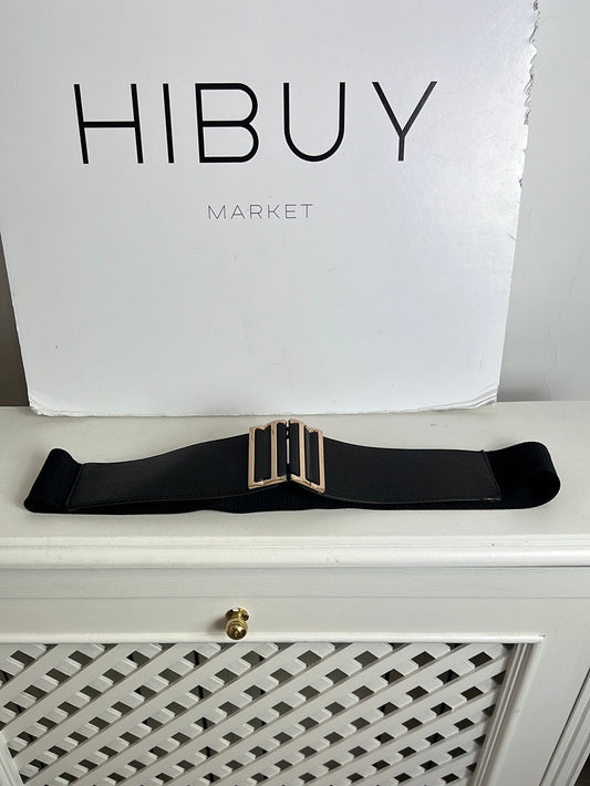 OTRAS. Cinturón negro elástico. T M