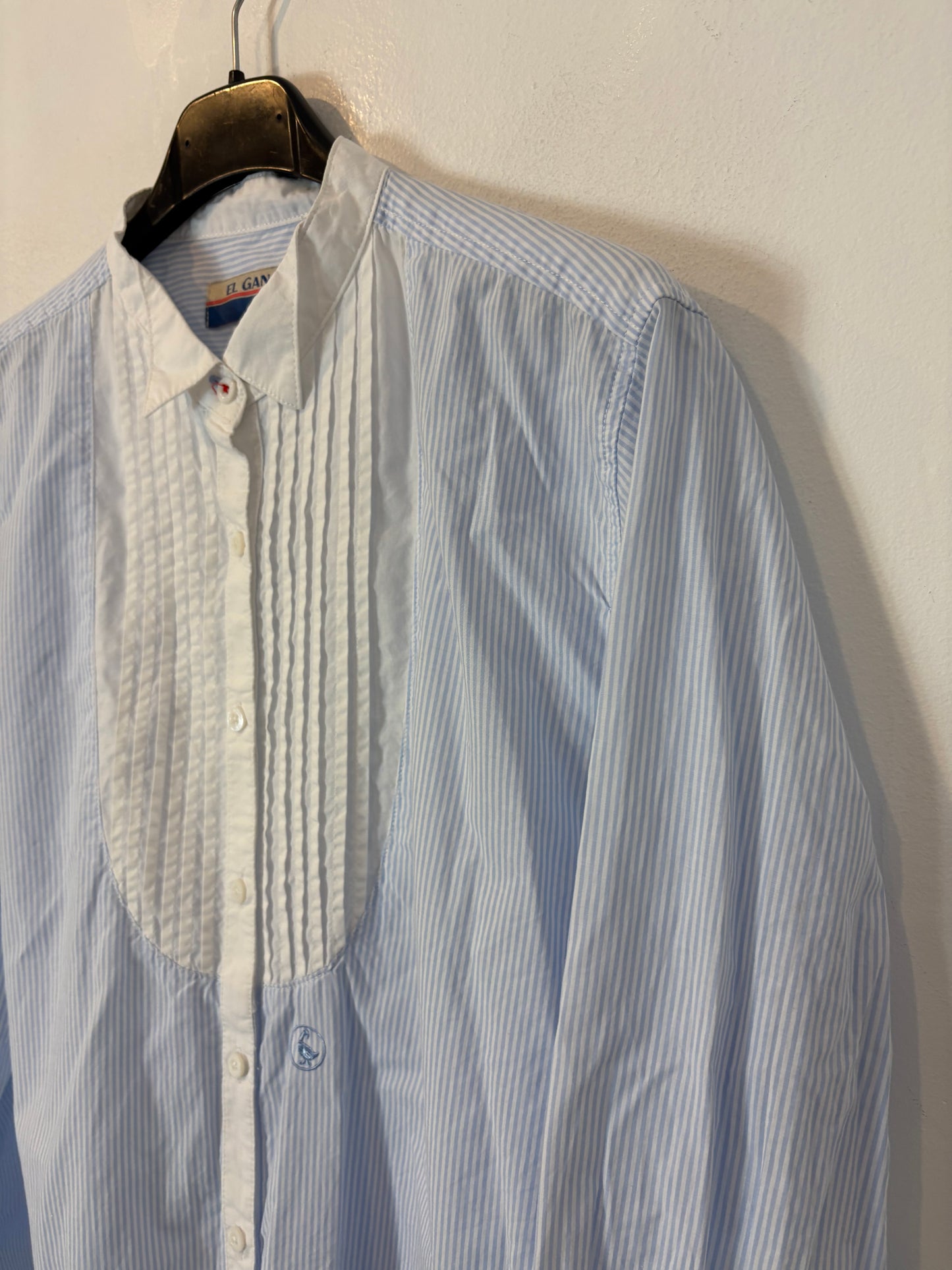 EL GANSO. Camisa rayas detalle escote