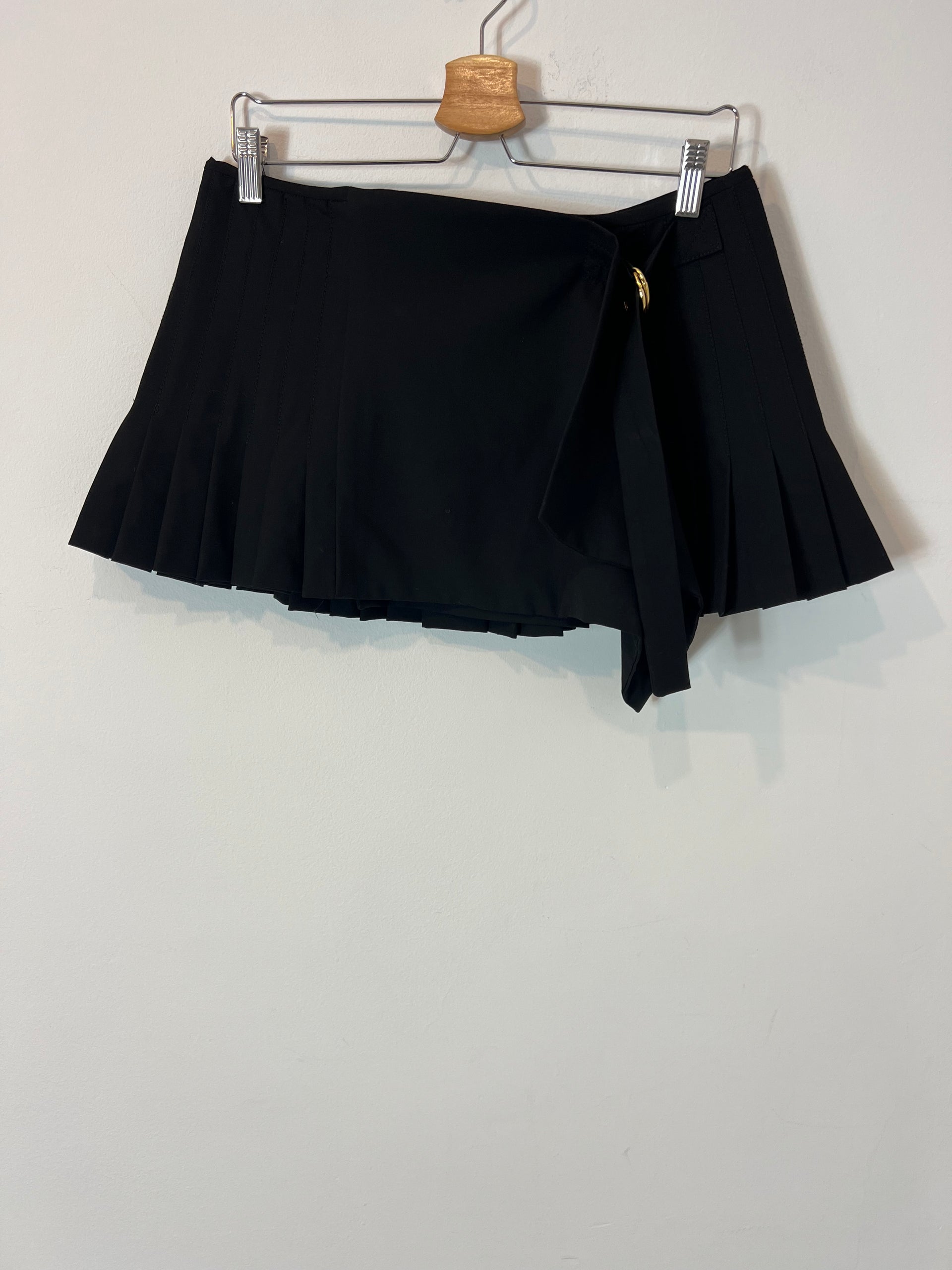 Falda Tablas Faldas De Niña Zara FALDA MIDI SATINADA Negro ZARA