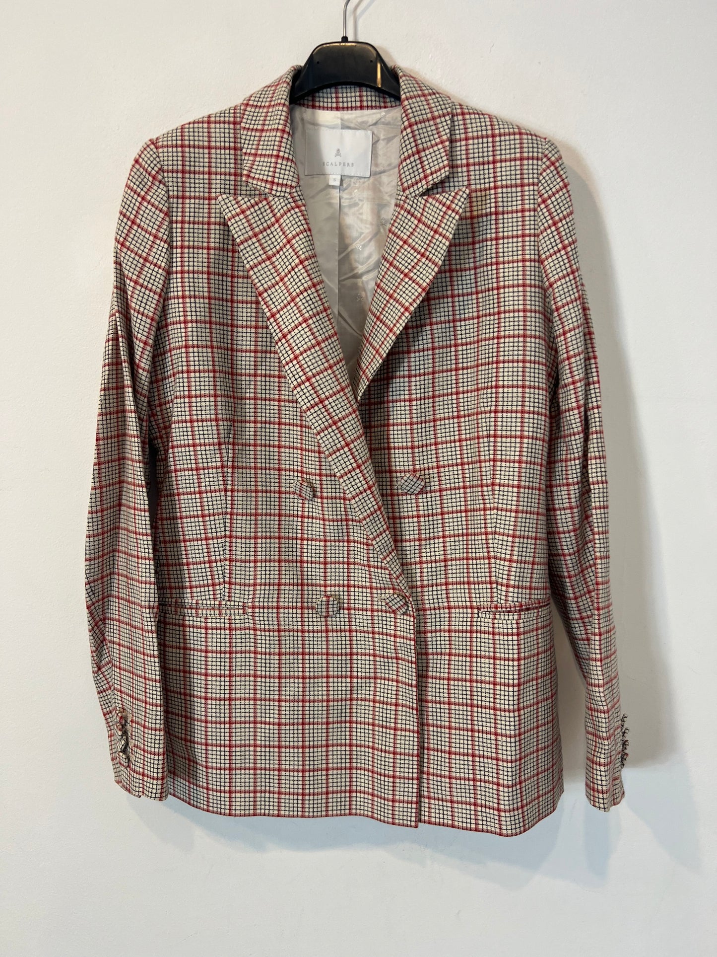 SCALPERS. Total look fluido cuadros. T 36