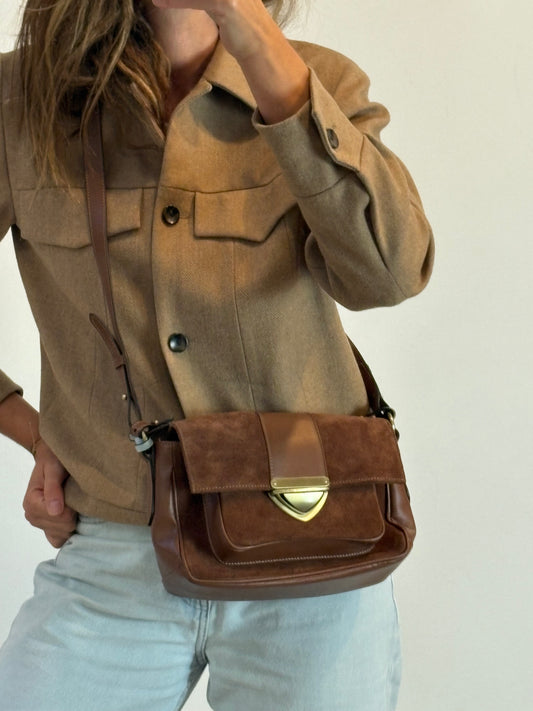 MAISON 123. Bolso leonard piel