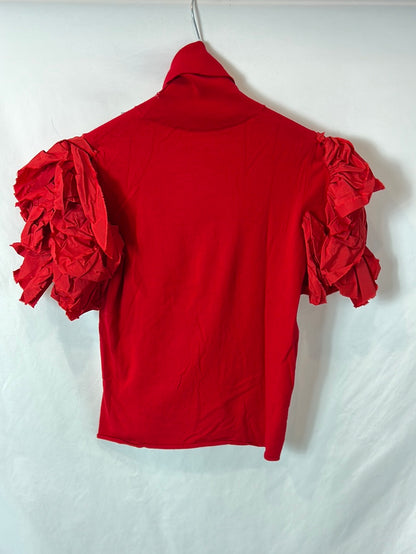 P.A.R.O.S.H. jersey rojo volantes T.s