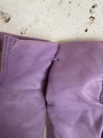 SERGIO DI CORI. Guantes piel y cashmere