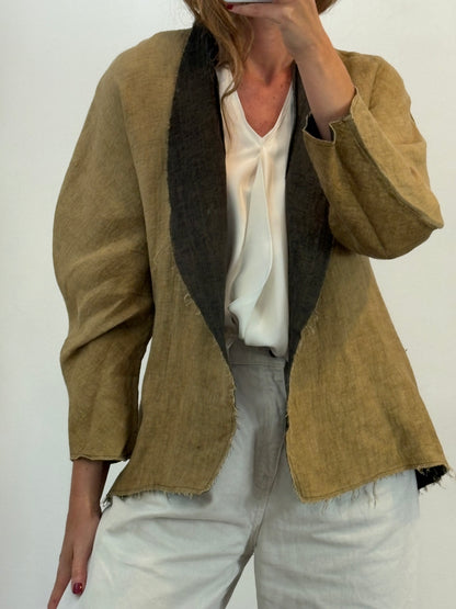 Chaqueta textura asiemtrica