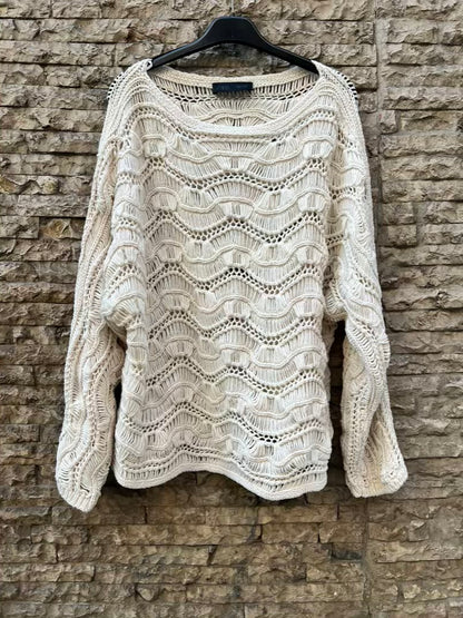 ZARA. Jersey algodón calado