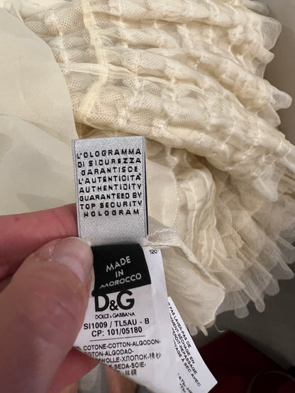 DOLCE&GABBANA. Falda corta tul