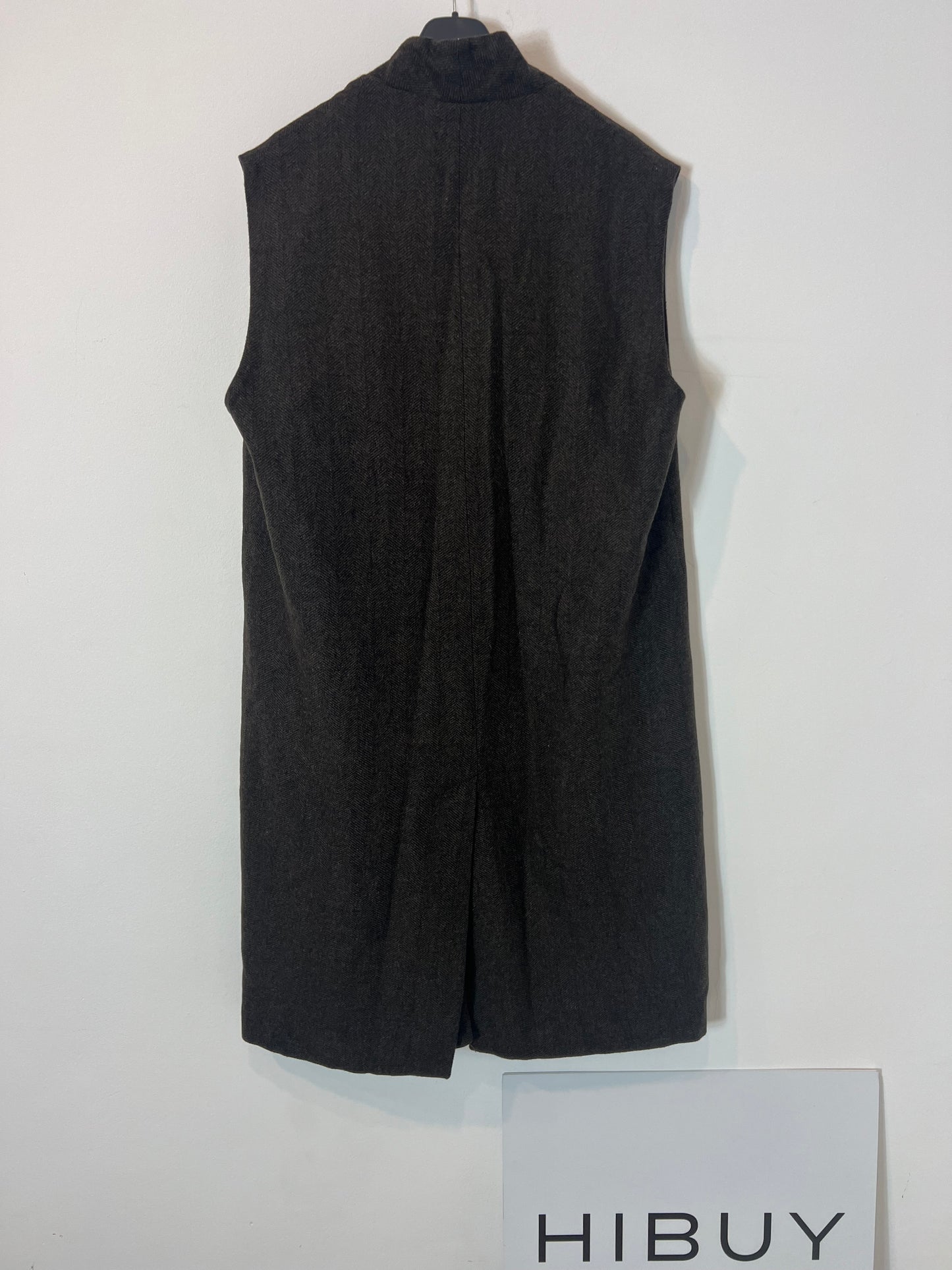 NÍCOLI. Chaleco marrón jaspeado. TU (S/M)