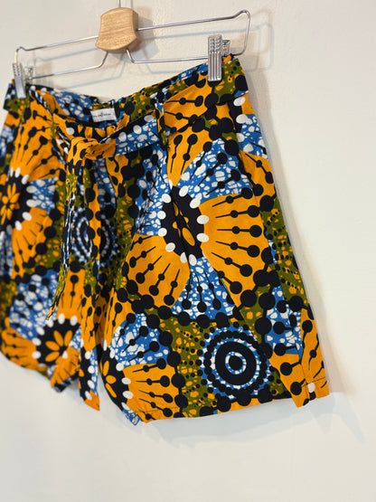 Bermudas estampado africano