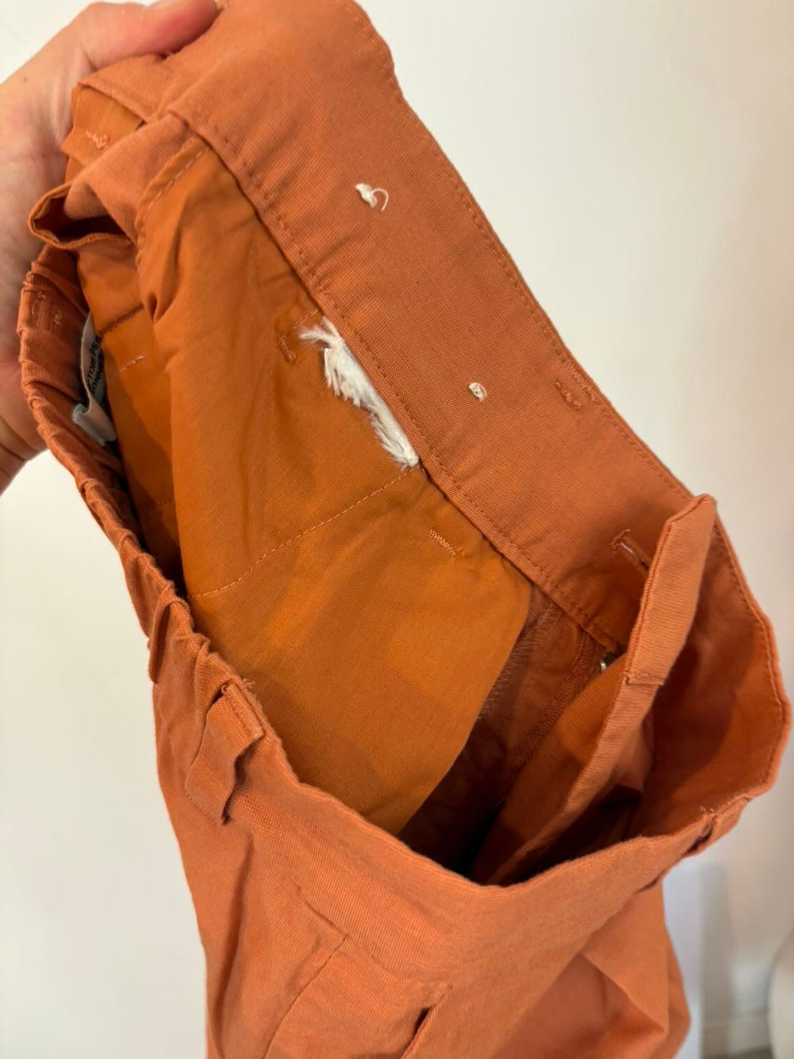 COMPTOIR DES COTONNIERS. Pantalón caldero pinzas con lino