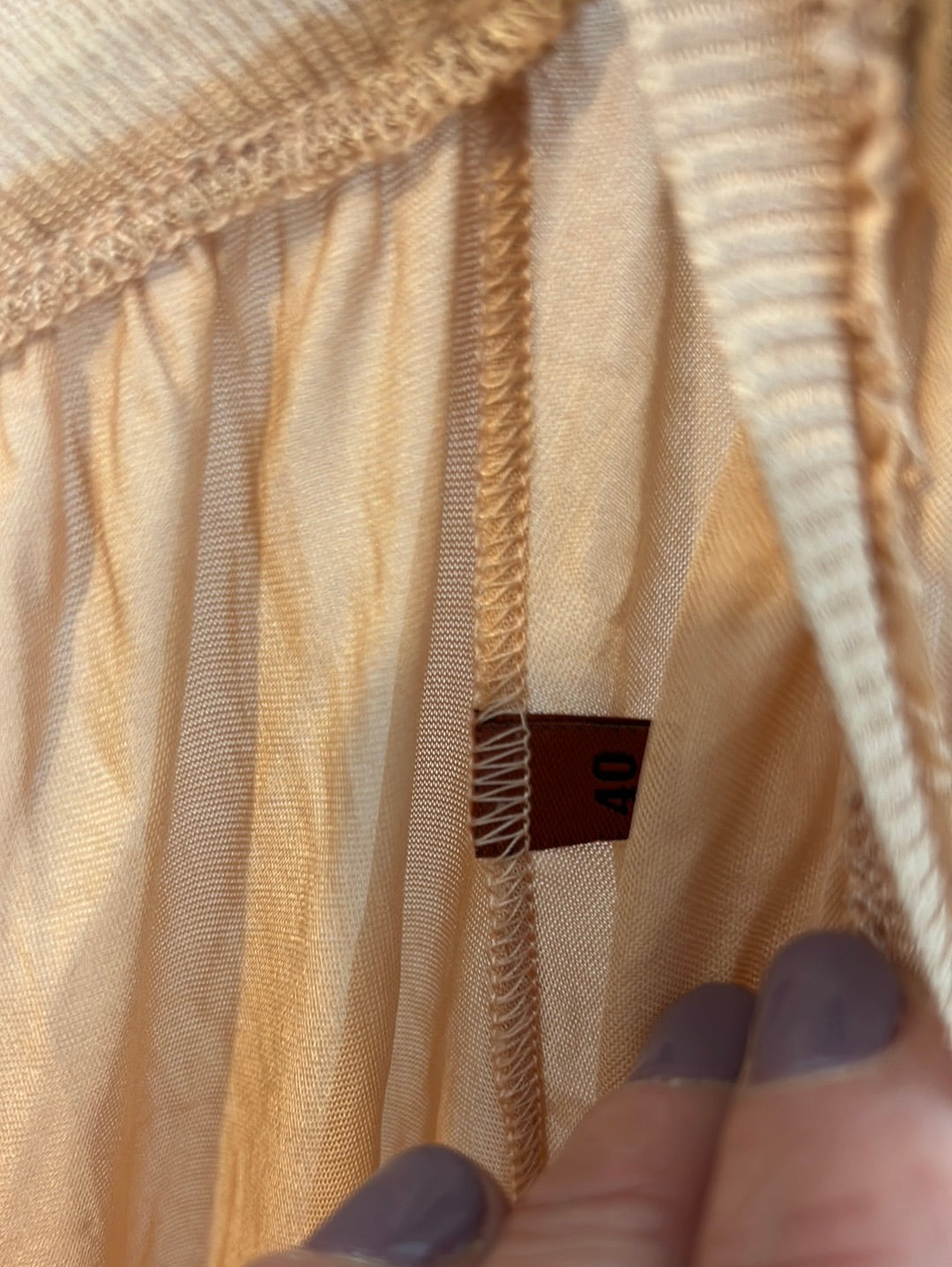 MISSONI. Top fluido rosa claro. T 40 (M)