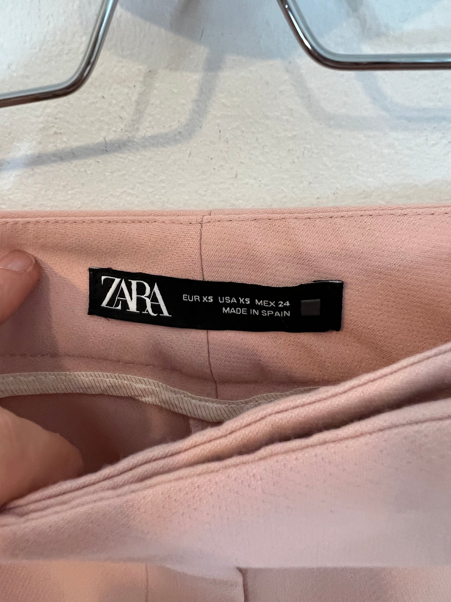 ZARA. Flowing pale pink set. Size XS/S