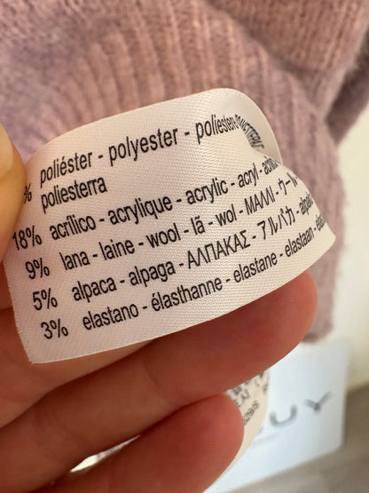 ZARA. Mauve wool sweater. TS