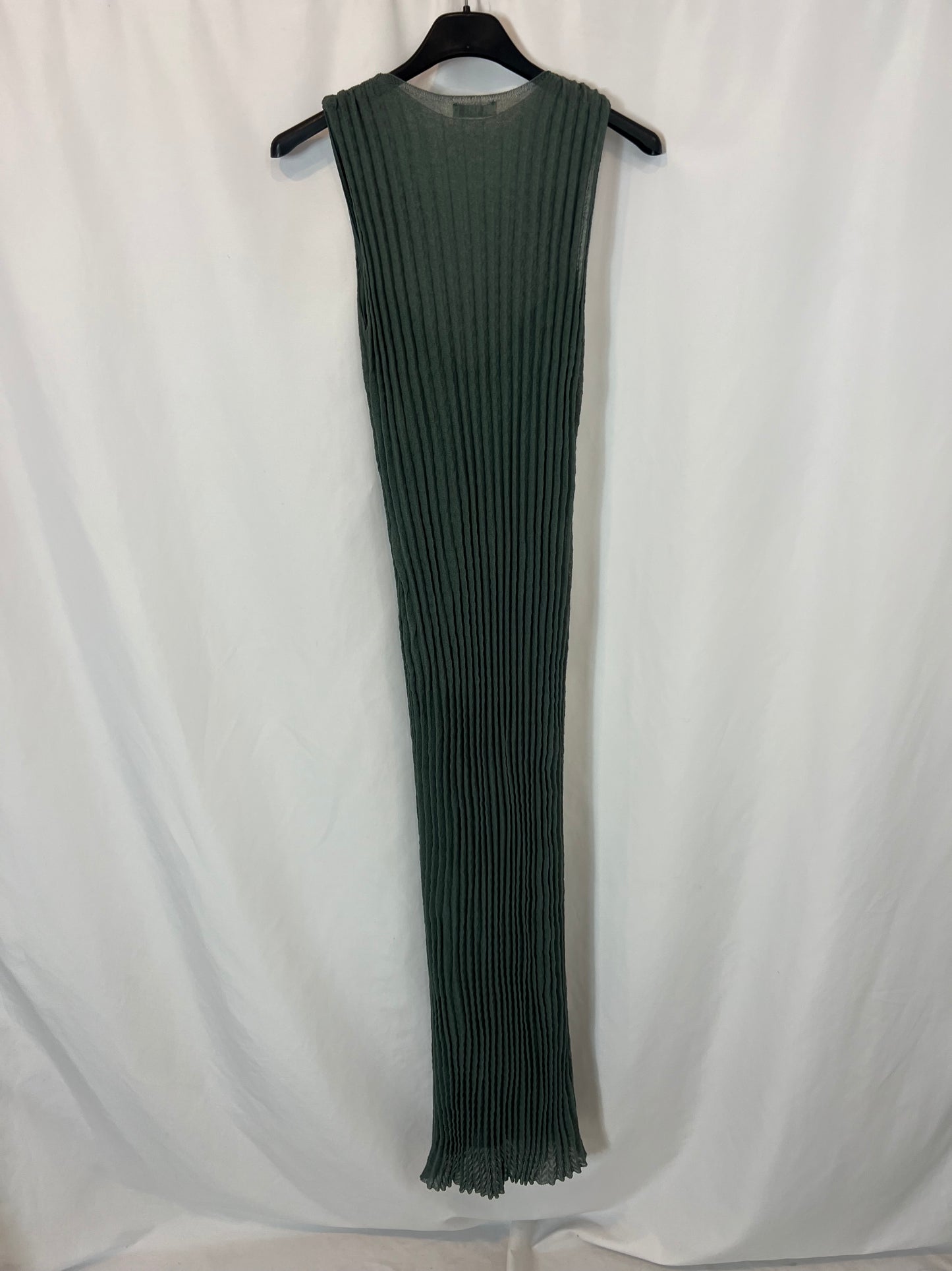 ZARA, Textured green long dress. TS