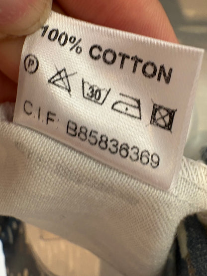 RITAVON. Chaqueta denim estampada T.34