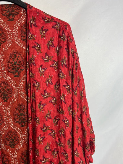 OTRAS. Kimono flores reversible TU(m)