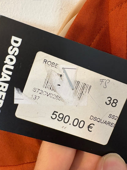 MASSIMO DUTTI. Short green skirt with pocket T.xs