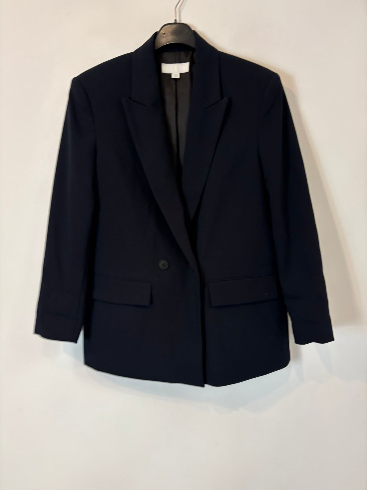 ZARA. Americana azul marino fluida