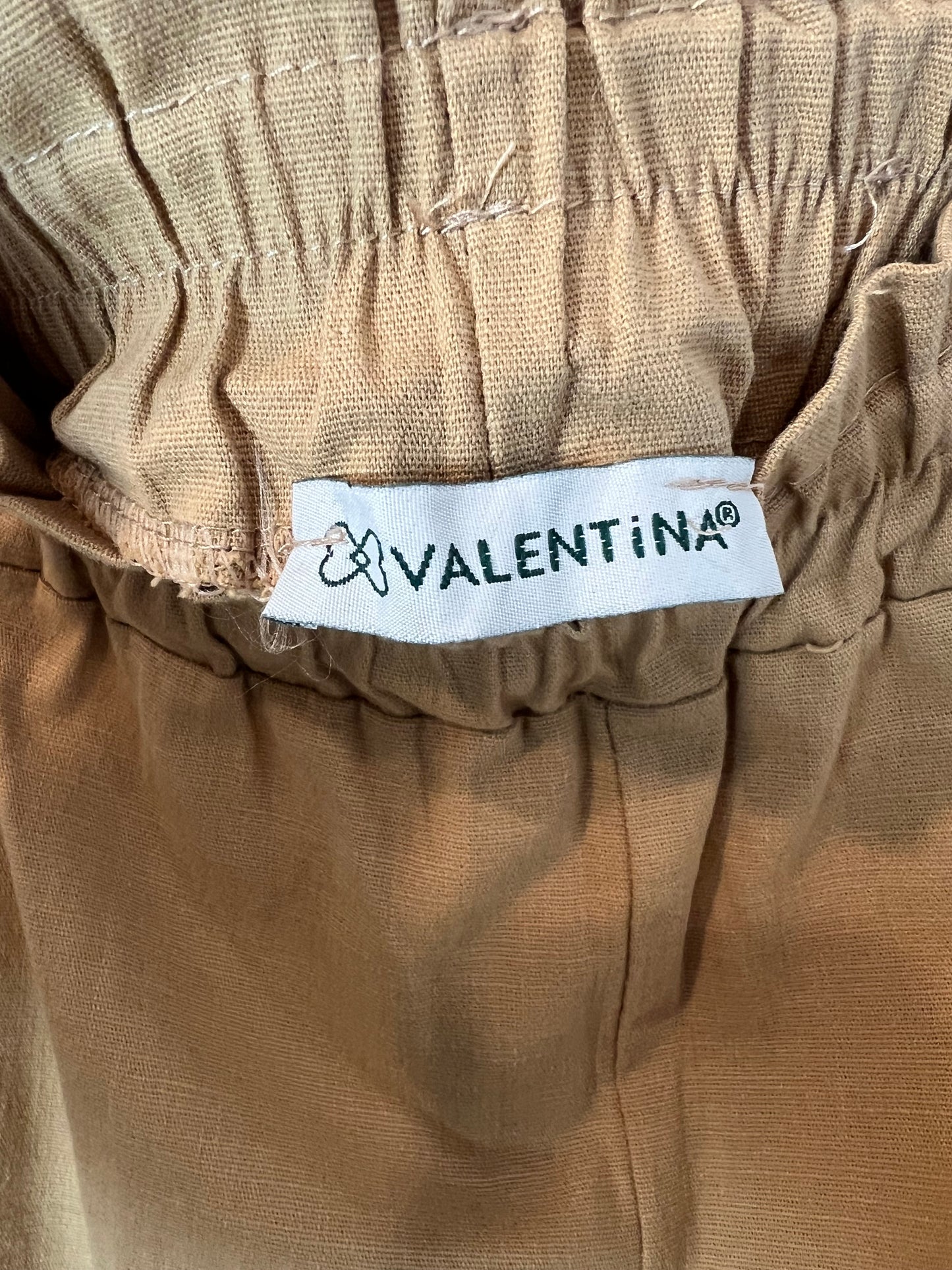 VALENTINA. Total mustard look with cotton Tl (m/l)