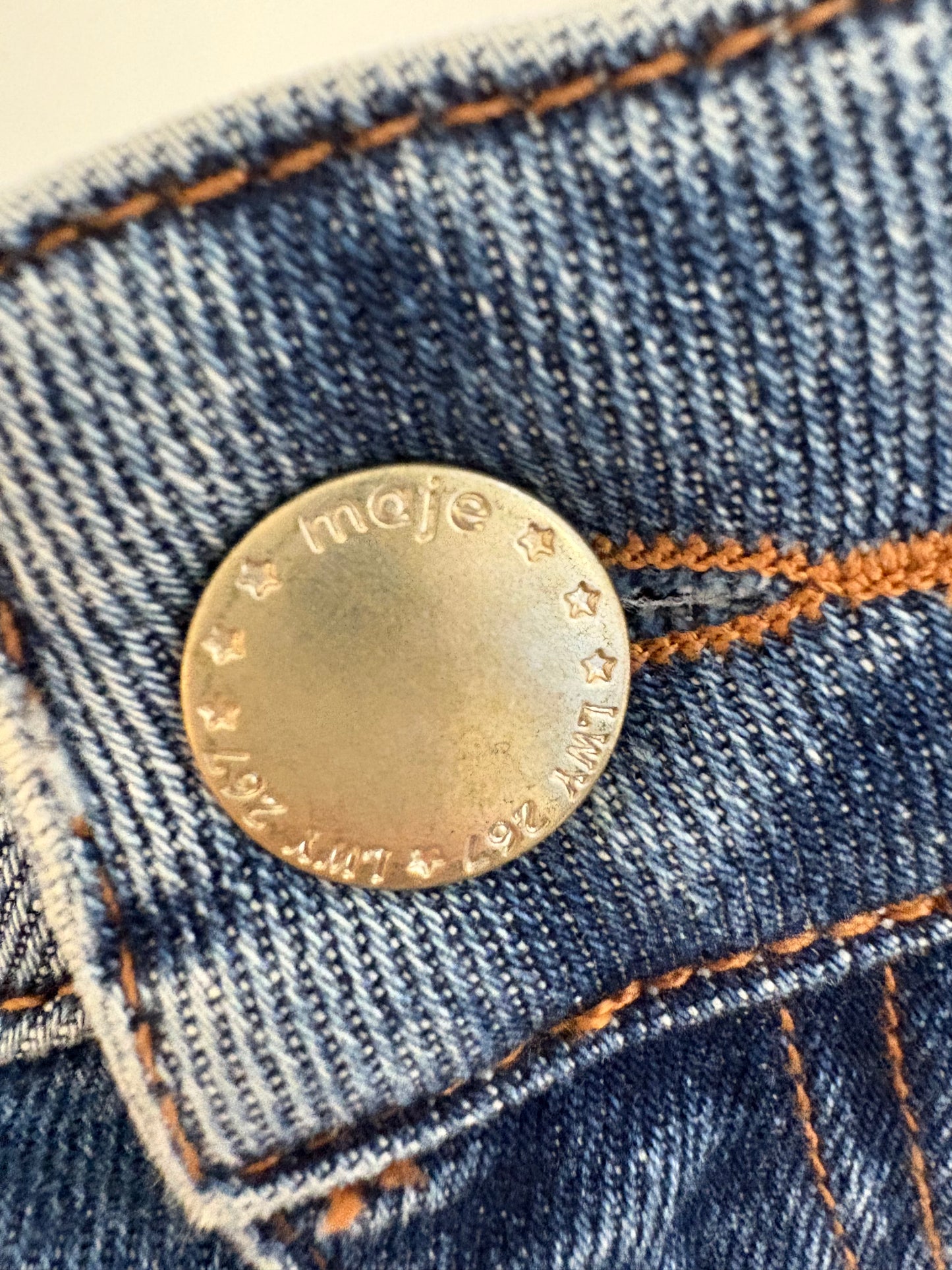 MAJE. Denim bolsillos delanteros