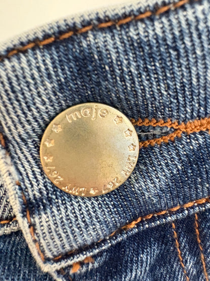 MAJE. Denim bolsillos delanteros