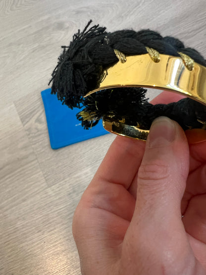 AURÉLIE BIDERMANN. Pulsera hilos y dorados