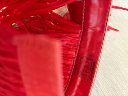 DESIGUAL X STELLA JEAN. Sandalia roja flecos T.36